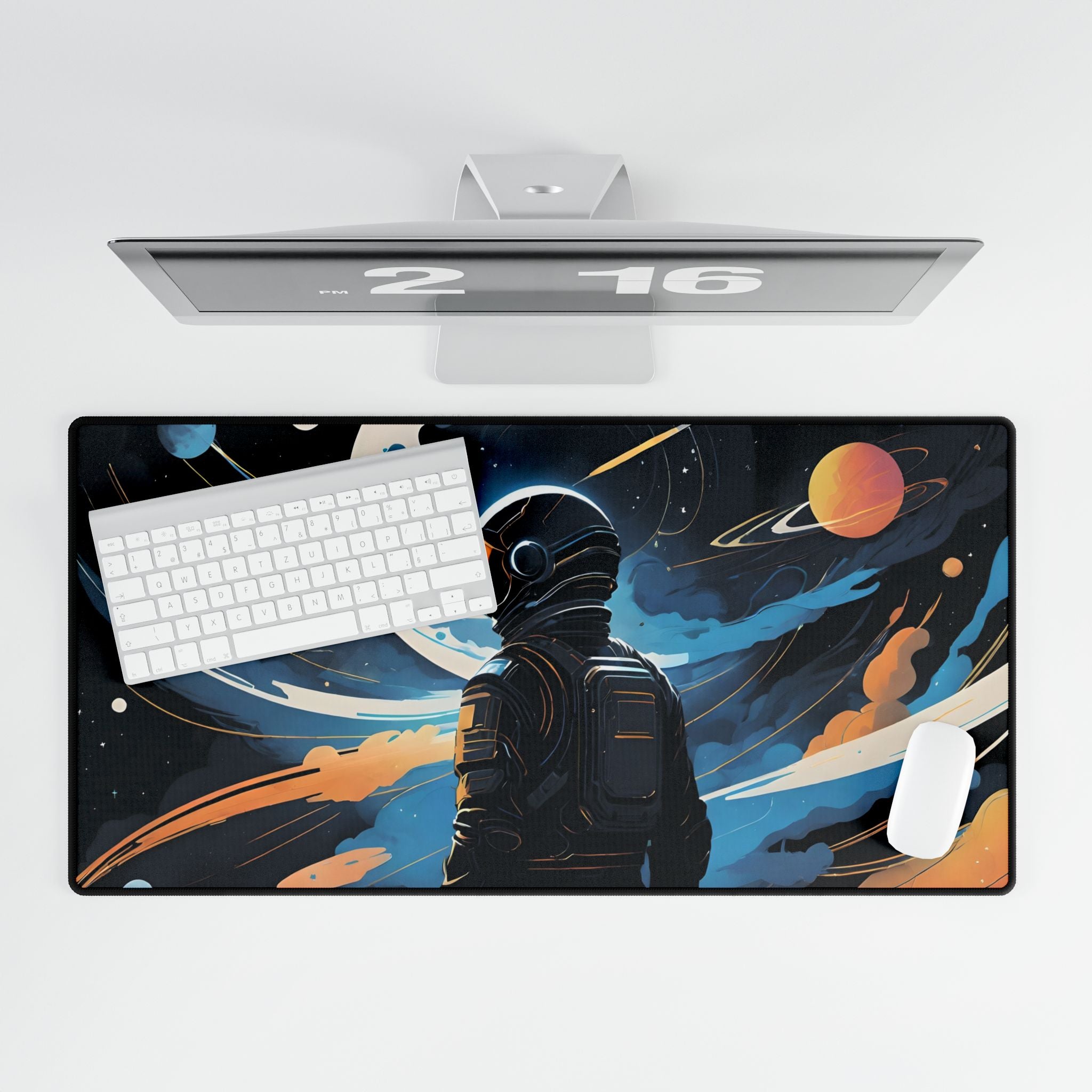 Funky Astronaut Space Scene
