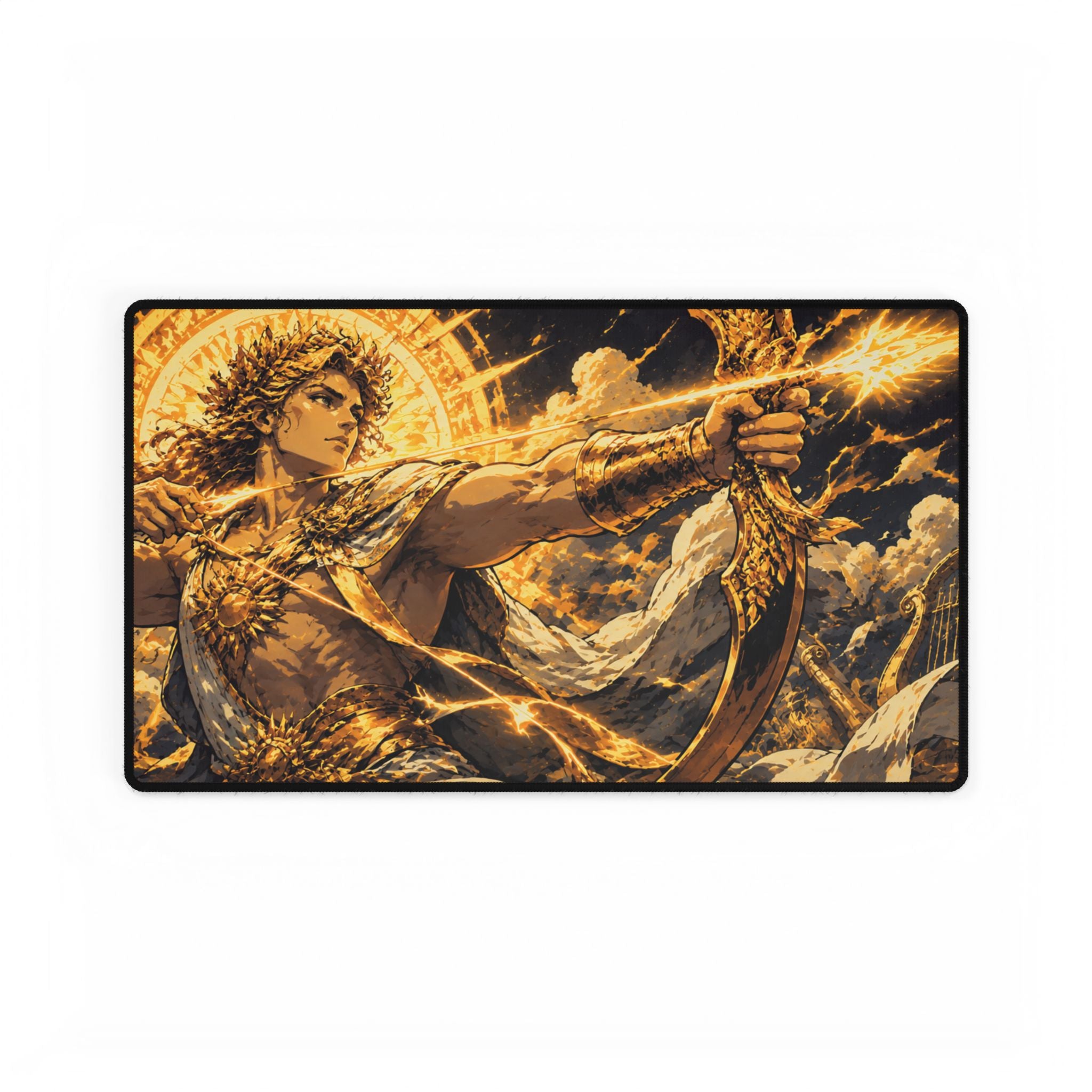 Apollo God of the sun, music, poetry, and prophecy.