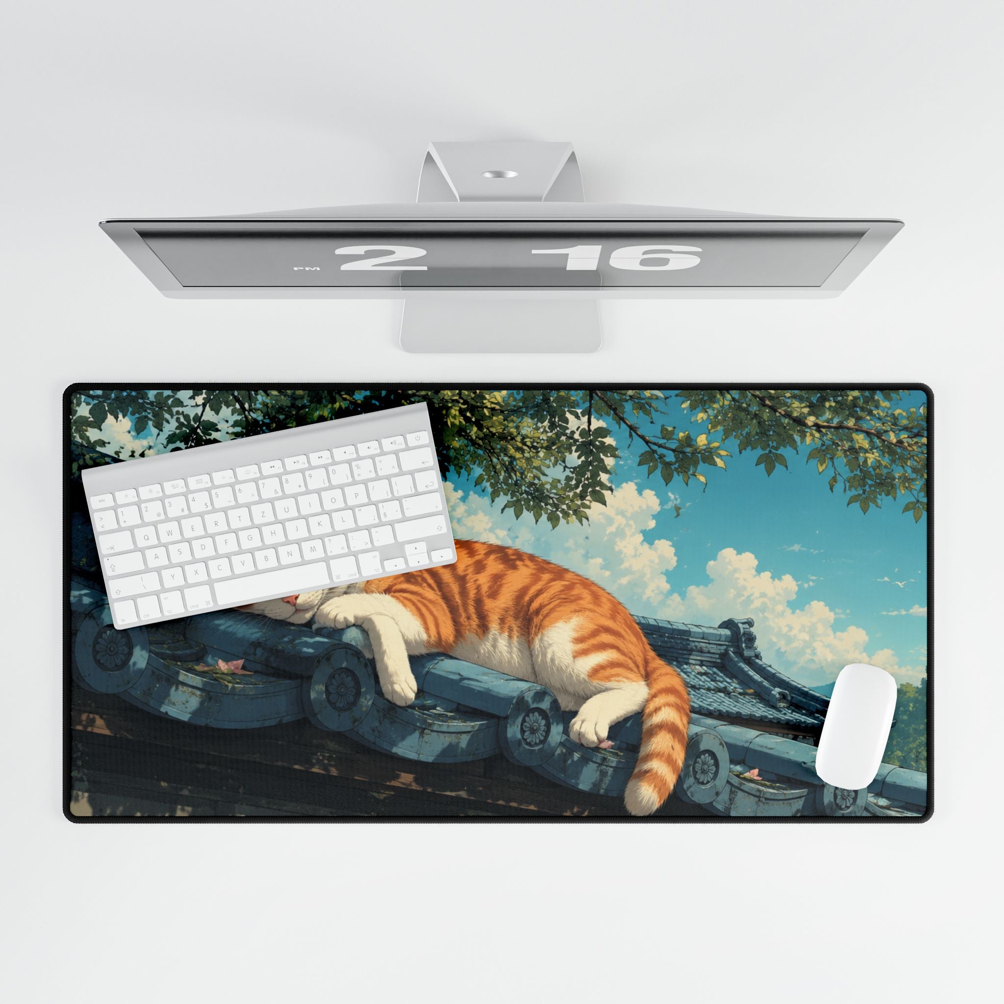 Sleeping Ginger Cat