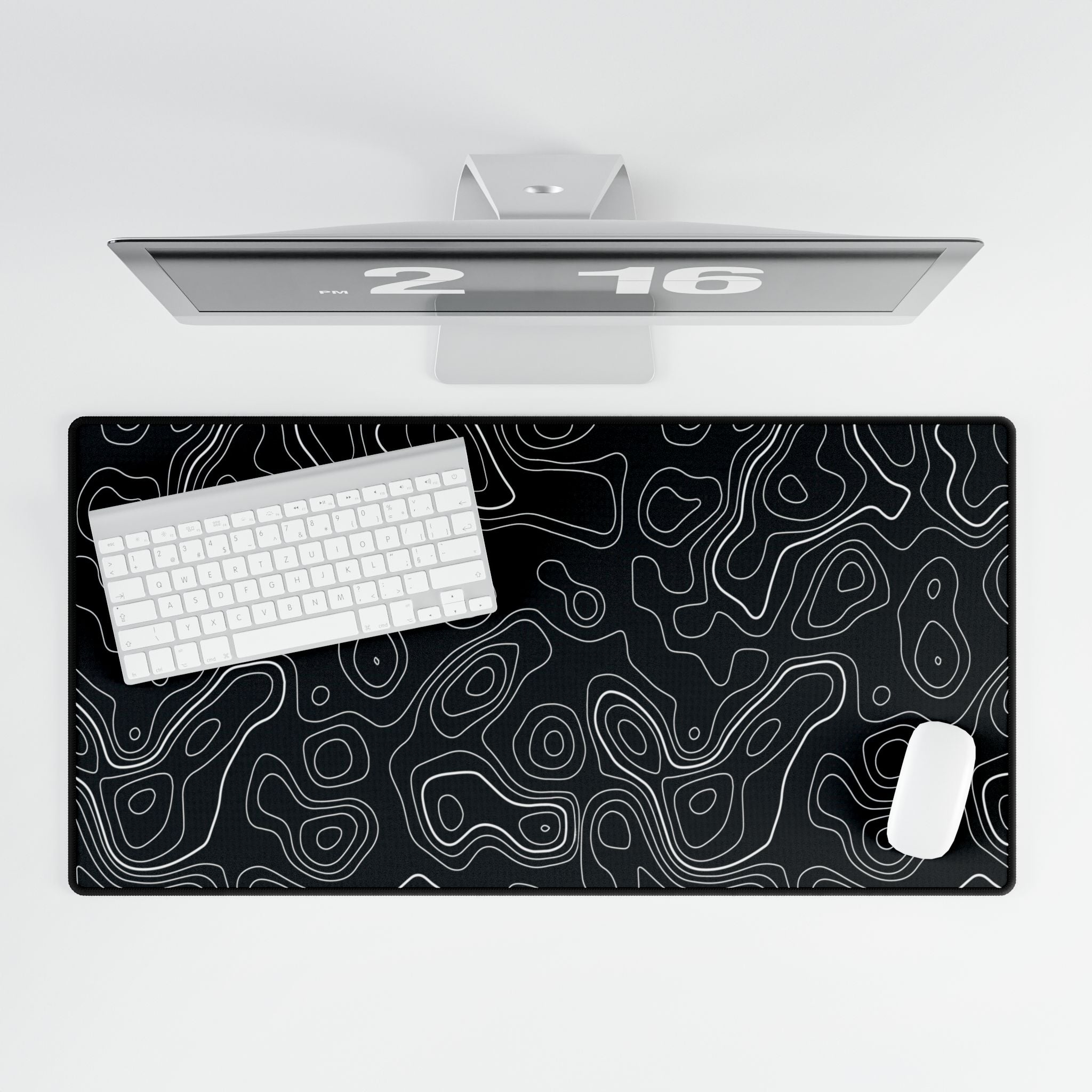 Topographic Black Pattern