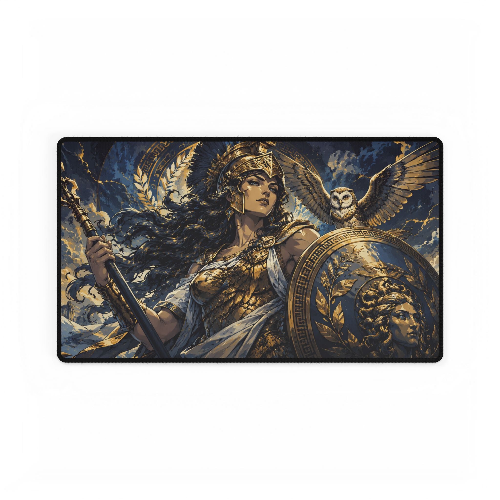 Athena Goddess of wisdom, strategic warfare, and crafts.