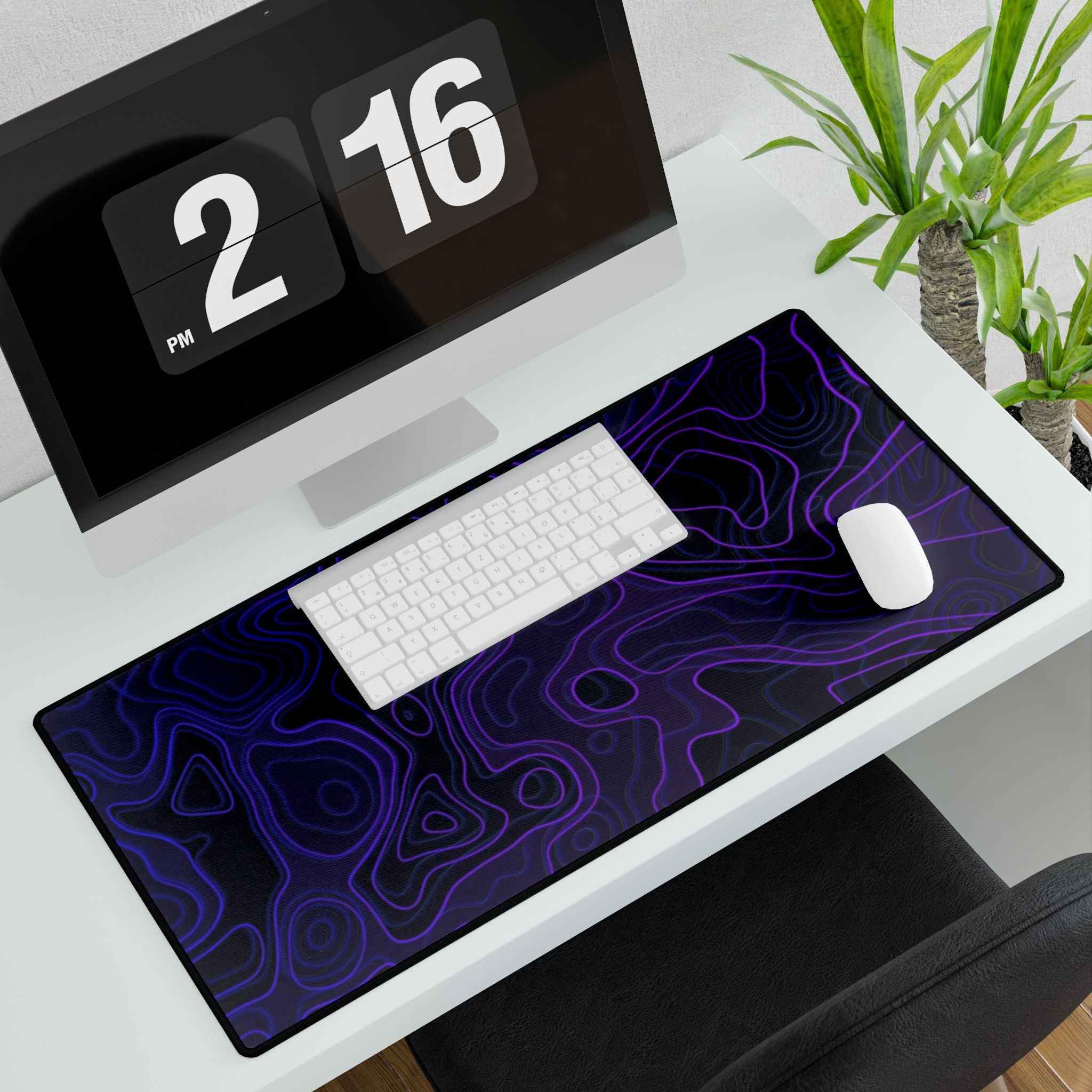 Purple Topographic