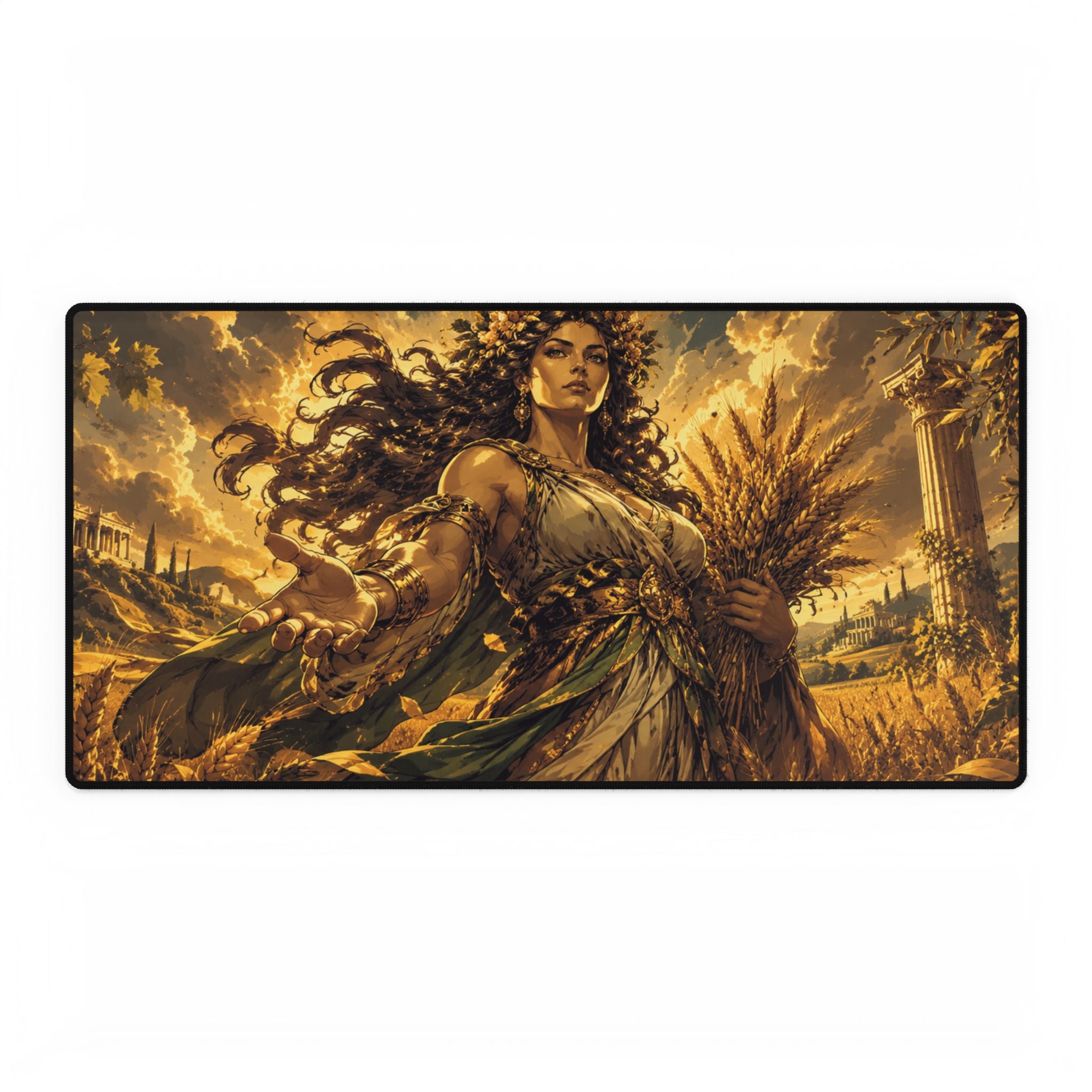 Demeter Goddess of agriculture, harvest, and fertility.