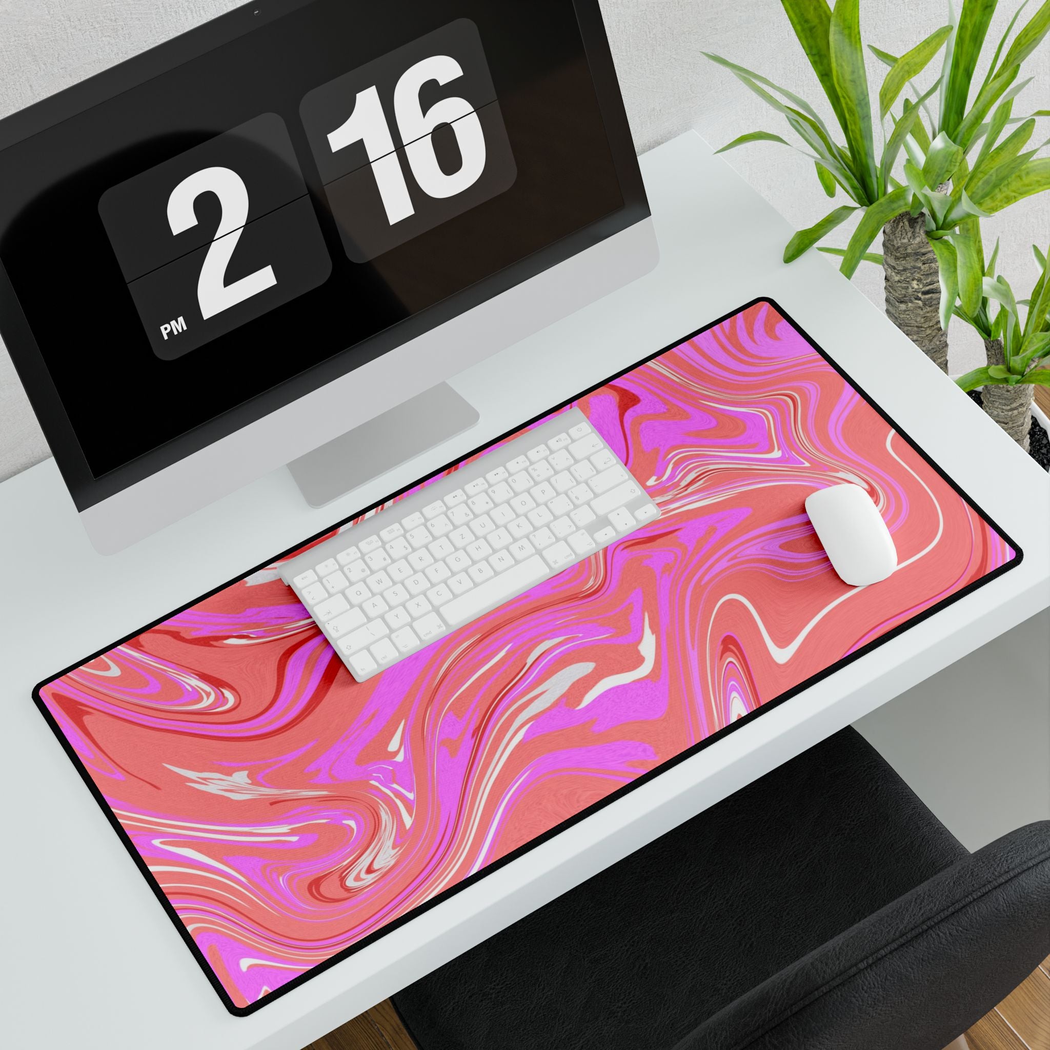 Pink Swirl Marble