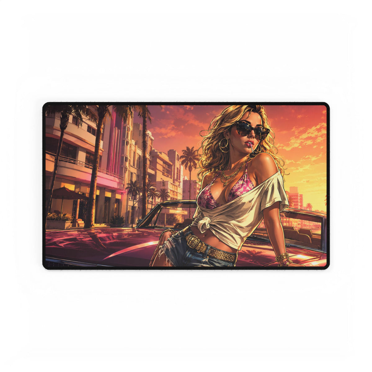 Sunset Beach Pin-Up