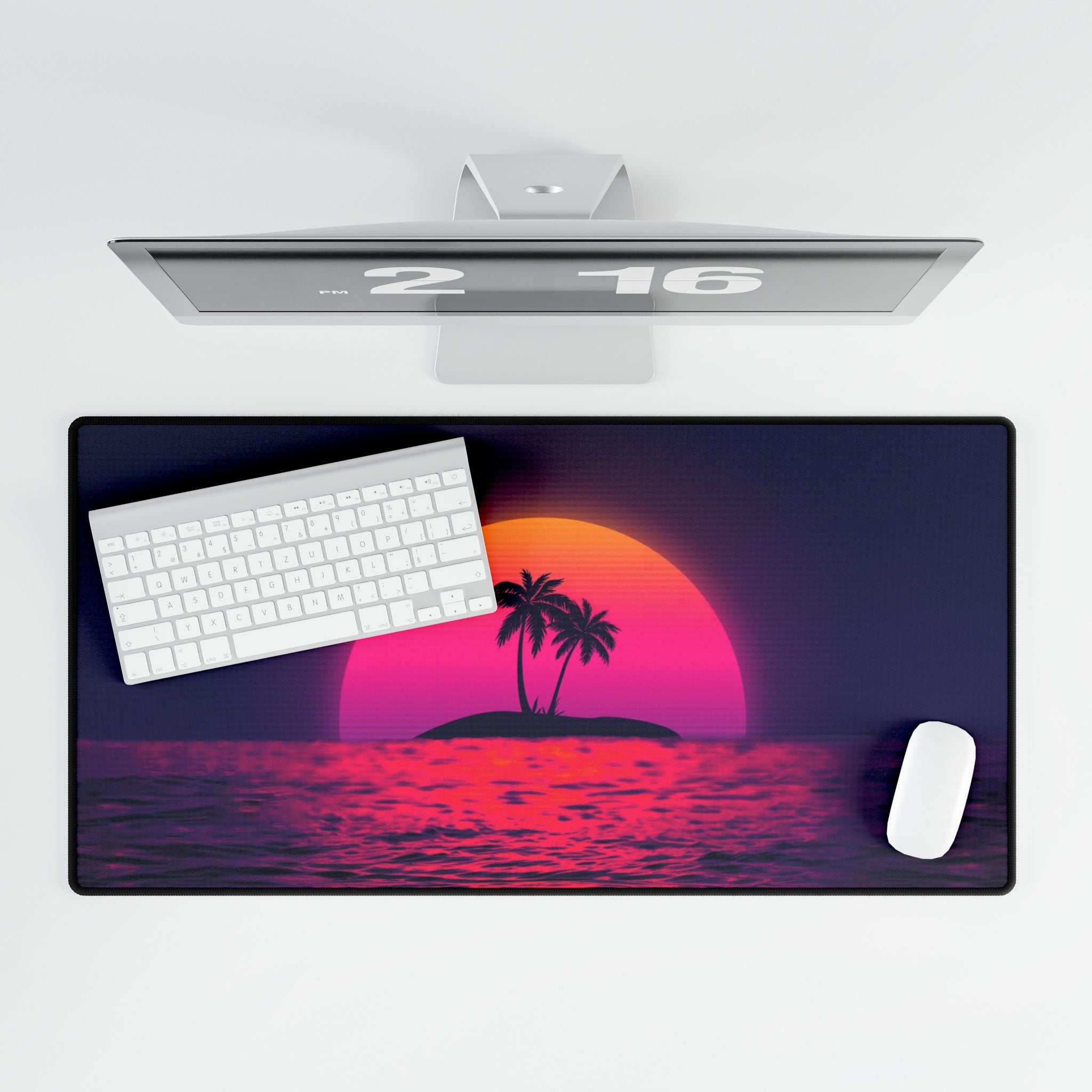 Retro Sunset Island