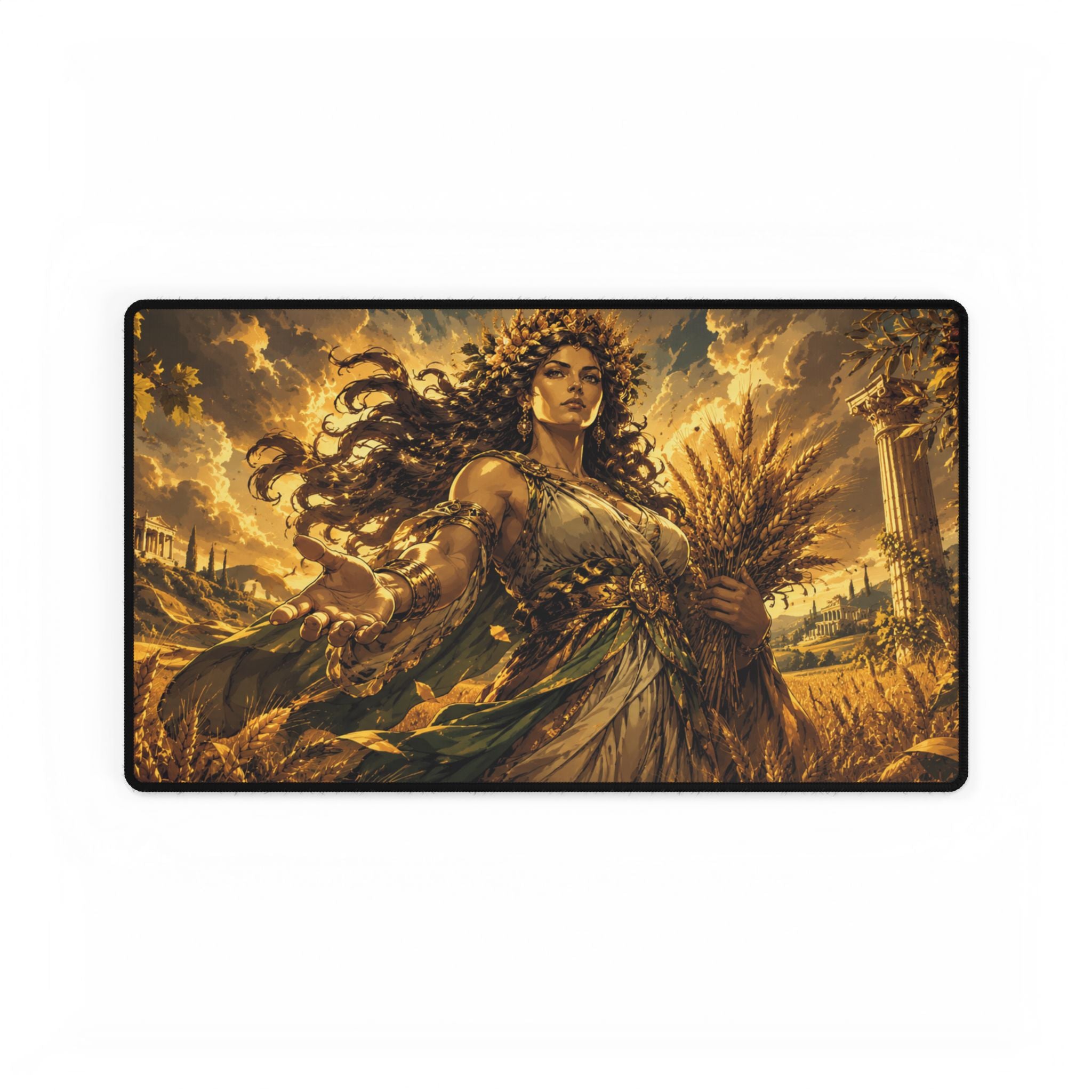 Demeter Goddess of agriculture, harvest, and fertility.