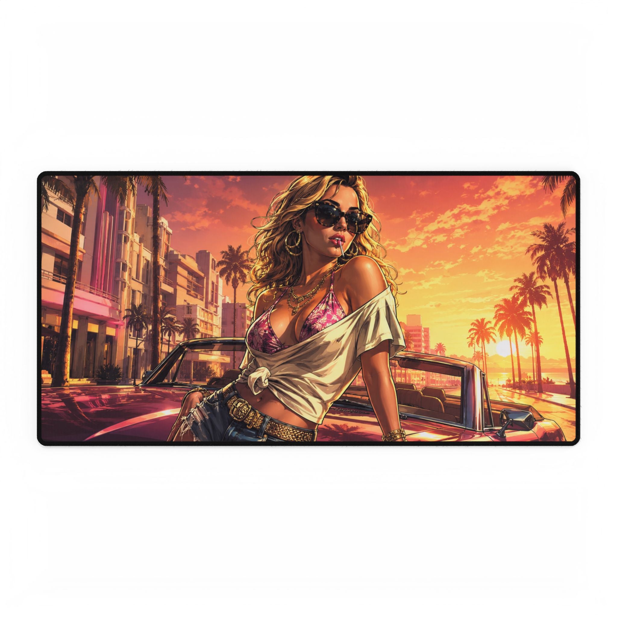 Sunset Beach Pin-Up