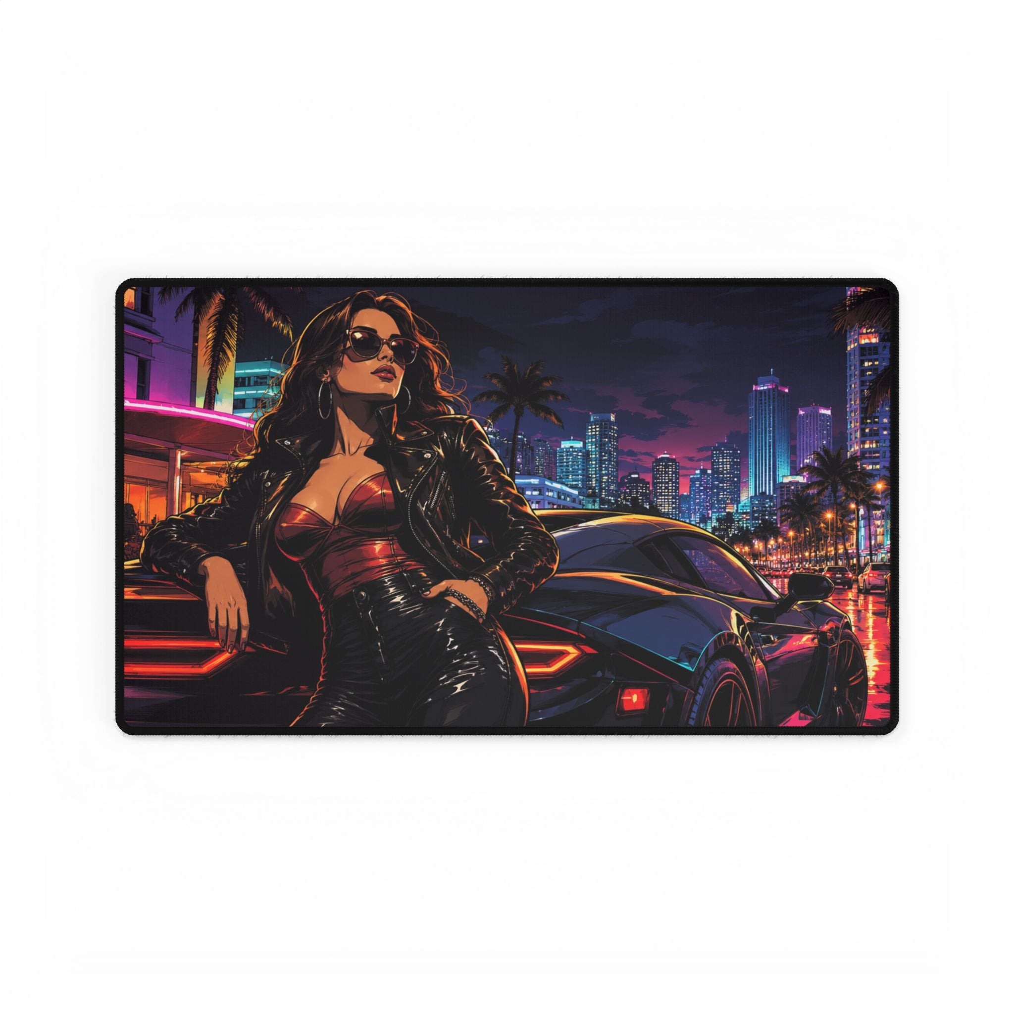 Retro Fatale Car Nightscape