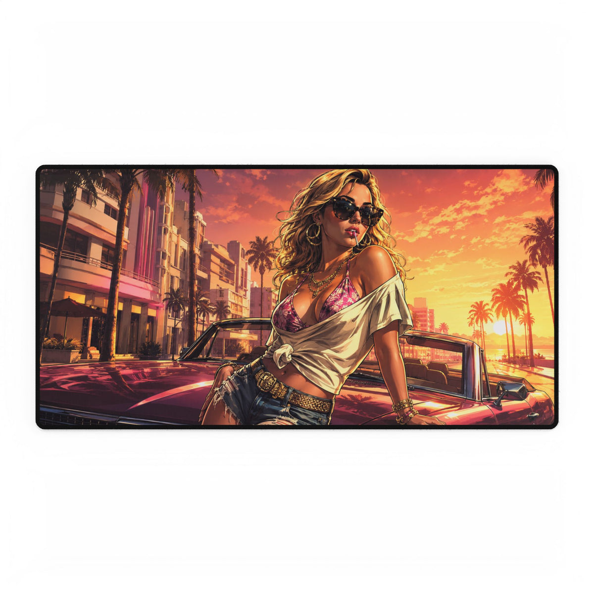 Sunset Beach Pin-Up