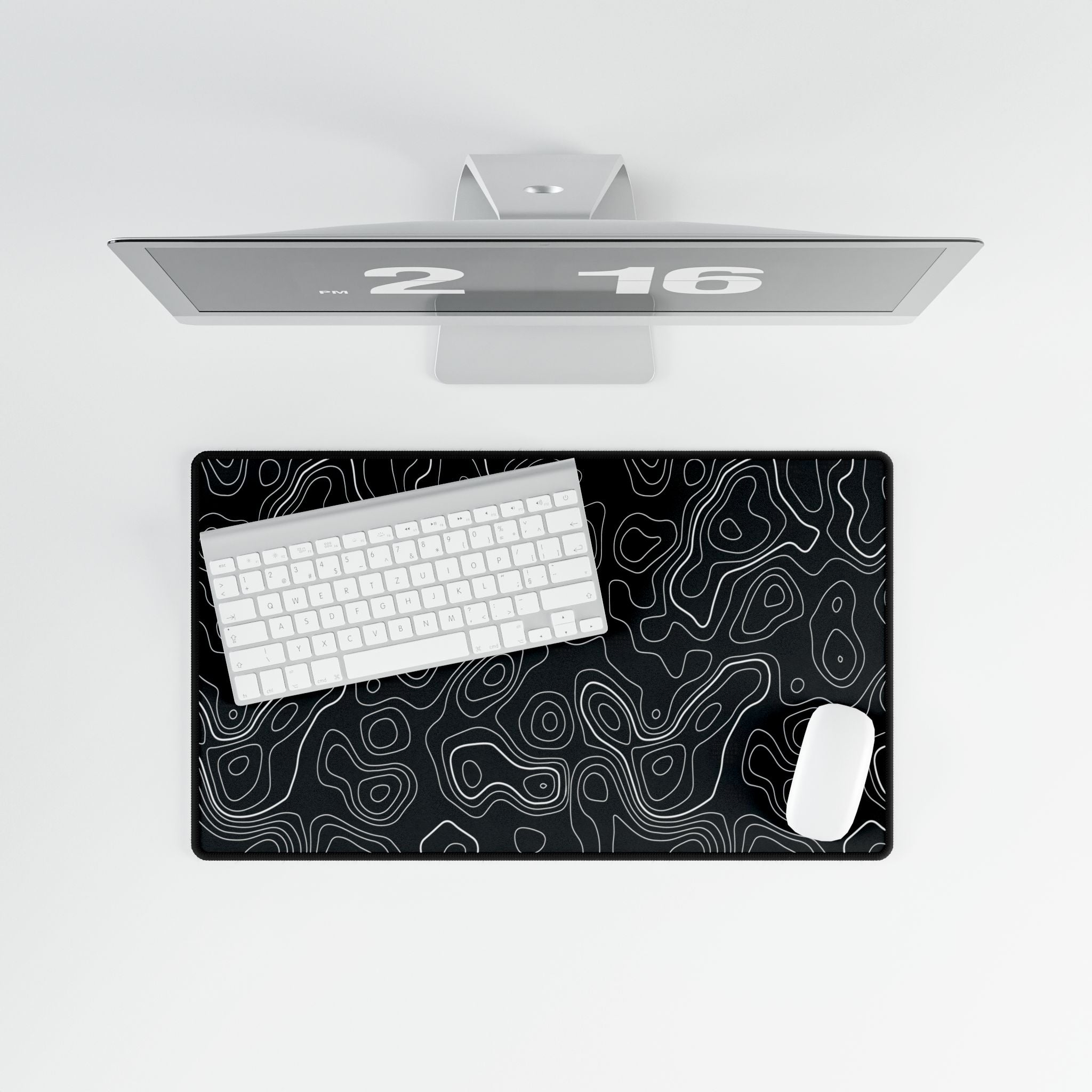 Topographic Black Pattern