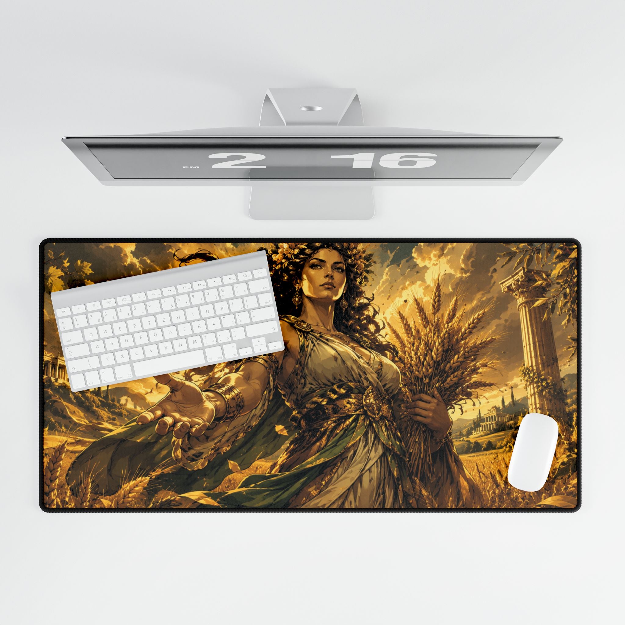 Demeter Goddess of agriculture, harvest, and fertility.