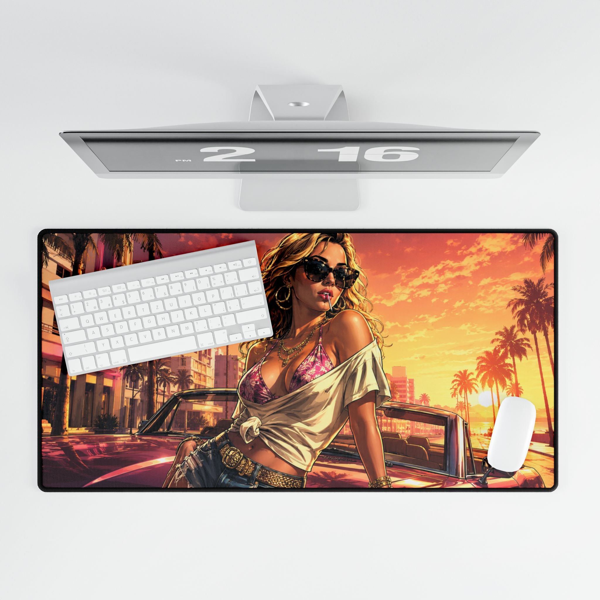 Sunset Beach Pin-Up