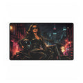 Moto Noir Cityscape Biker