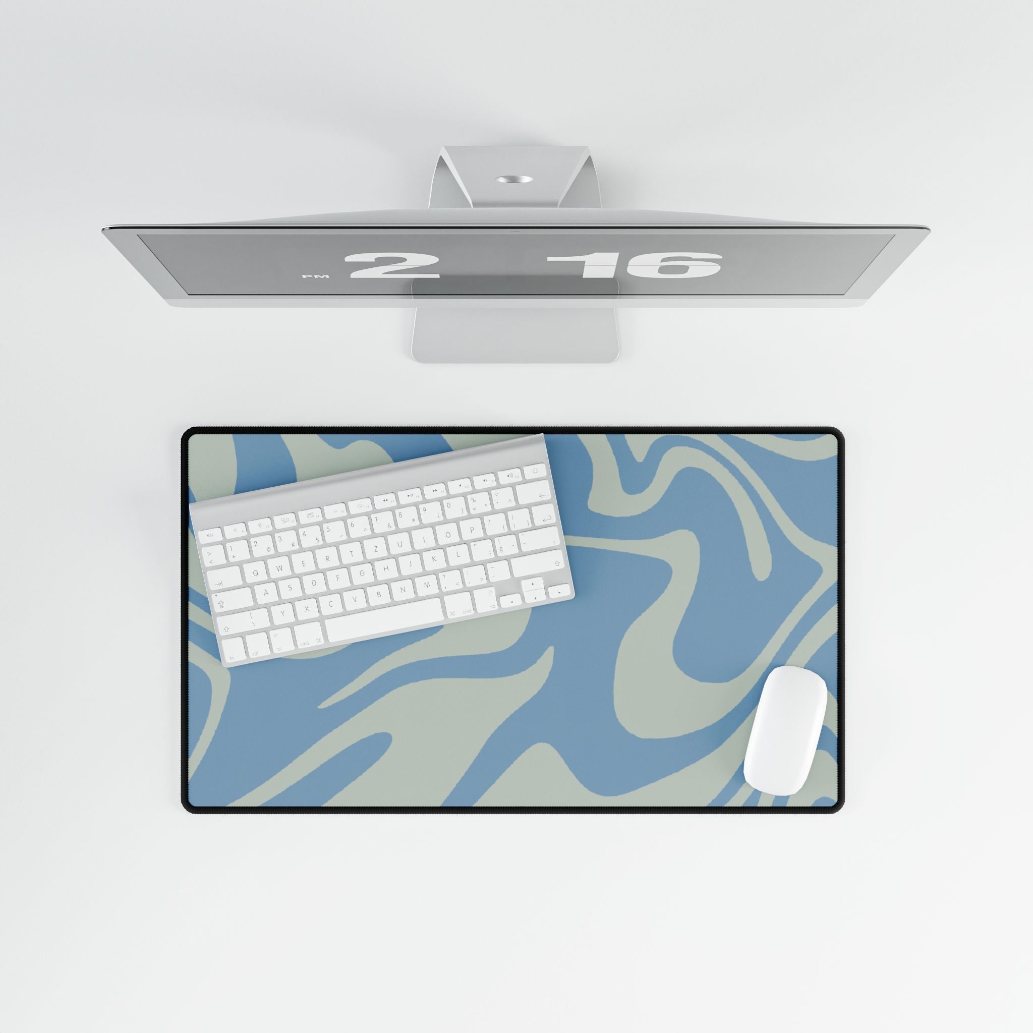 Blue Abstract Swirl