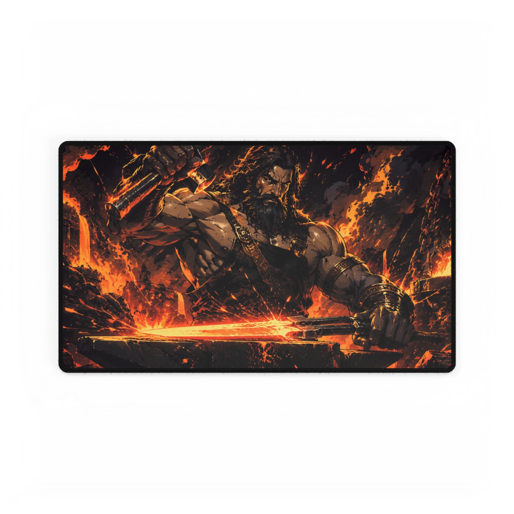 Hephaestus God of fire, metalworking, and sculpture.